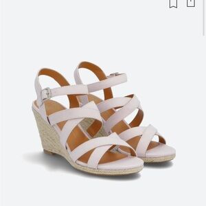 DV8 Ankle Strap Espadrille - Lavender, Size 8 1/2